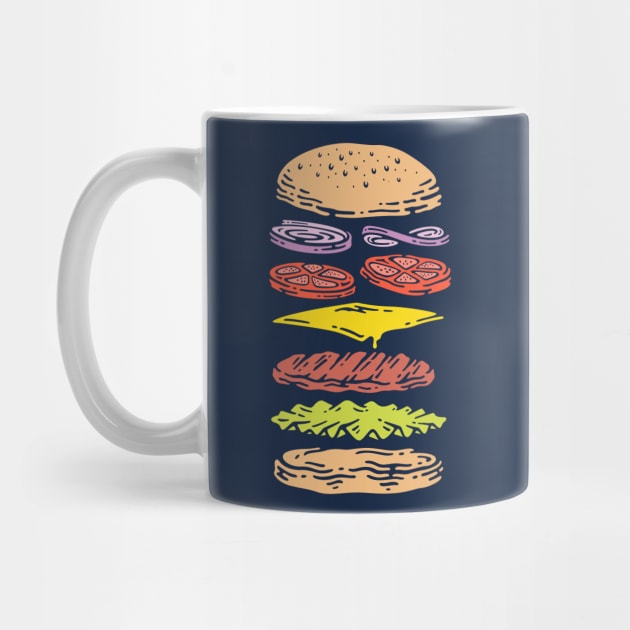 Exploded Burger by Buy Custom Things